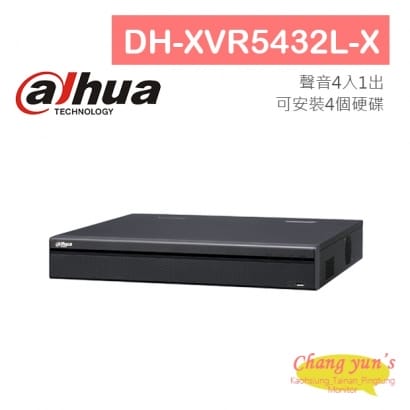 大華 DH-XVR5432L-X H.265 32路智慧型五合一XVR  監視器主機