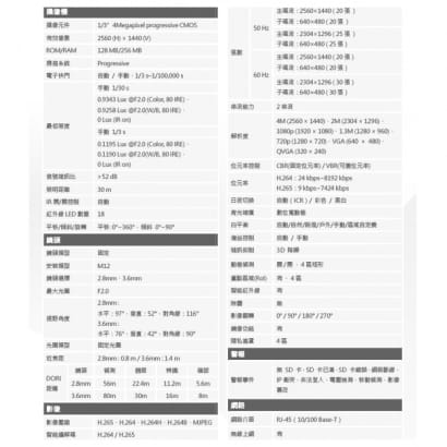 DH-IPC-HFW1435SN-W-S2 4MP紅外線子彈型WI-FI攝影機 大華dahua 監視器