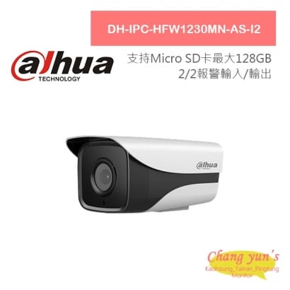 大華 DH-IPC-HFW1230MN-AS-I2 2百萬畫素 紅外線IPcam 網路攝影機