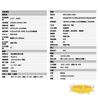 DH-HAC-HDBW1500EN 5百萬畫素 HDCVI紅外線半球攝影機 大華dahua