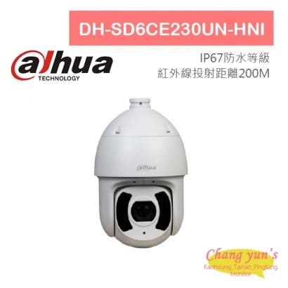 DH-SD6CE230UN-HNI 星光級30倍1080P紅外線IP快速球 大華dahua 監視器攝影機