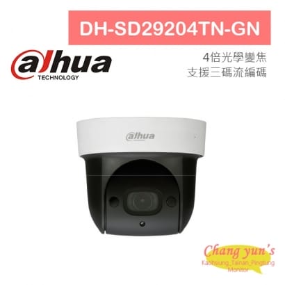 DH-SD29204TN-GN 4倍1080P紅外線IP快速球 大華dahua 監視器攝影機