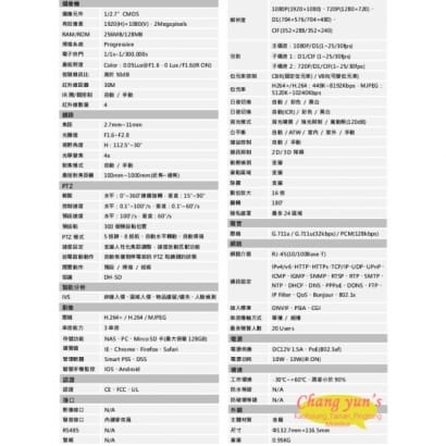 DH-SD29204TN-GN 4倍1080P紅外線IP快速球 大華dahua 監視器攝影機