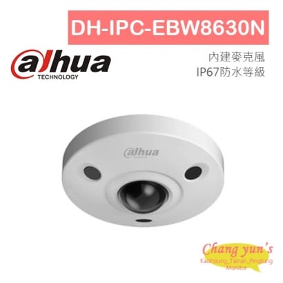 DH-IPC-EBW8630N 全景H.265 6MP紅外線IP攝影機 大華dahua 監視器攝影機