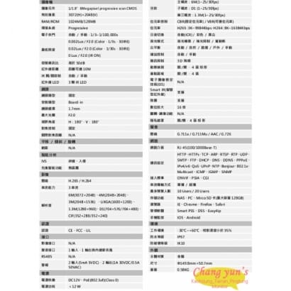 DH-IPC-EBW8630N 全景H.265 6MP紅外線IP攝影機 大華dahua 監視器攝影機