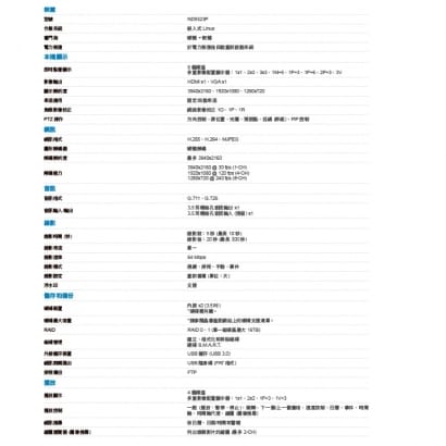 ND9323P H.265 8-CH 嵌入式 PoE NVR