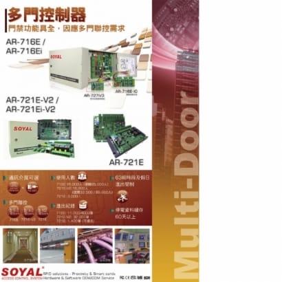 SOYAL AR-721E/Ei-V2 14+2多門連網控制器