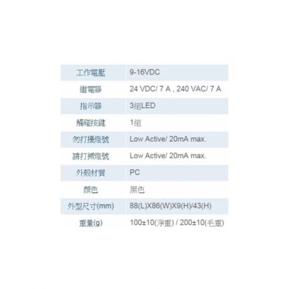 SOYAL AR-CPO-888 勿打擾指示器(室外)