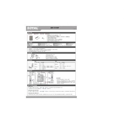 SOYAL 密碼機 AR-721KP