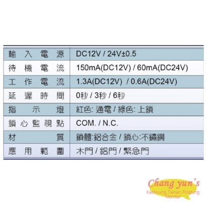 DA-15 斷電開外掛式陽極鎖