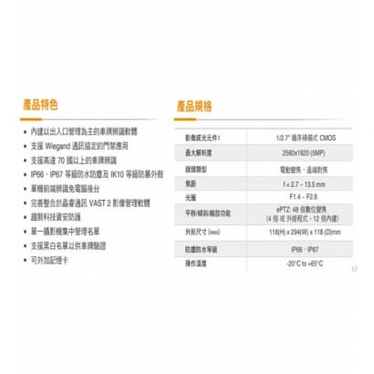 SOYAL IB9387-LPR 車牌辨識網路攝影機