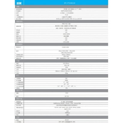  IPC-PTZ48120 5M PTZ網路型攝影機