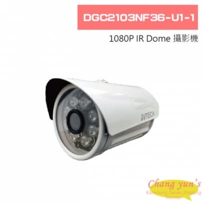 DGC2103NF36-U1-1 HD CCTV 1080P IR Dome 攝影機