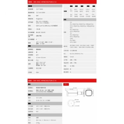 DH-HAC-HFW2501TUN-Z-A 