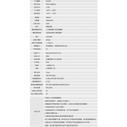 環名 PDV2001 全數位影像180度金屬住戶門口機