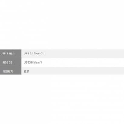 Type-C to USB3.0 Micro接頭