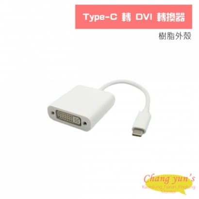 Type-C 轉 DVI 轉換器