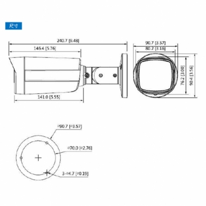 聲寶 VK-TW2131FWTLM 200萬 星光 HDCVI 紅外槍型攝影機