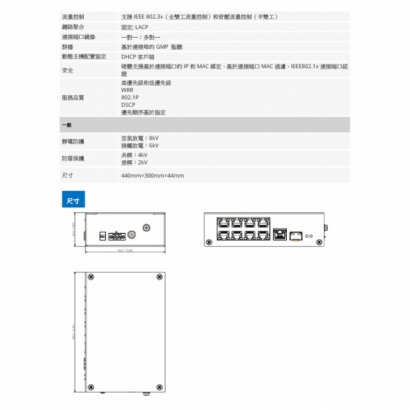 聲寶 PFSC4328-16ET24 16埠 PoE 網路交換器